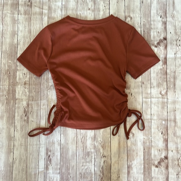 Rust Ribbed GB Fashion London Shirt - Picture 4 of 4